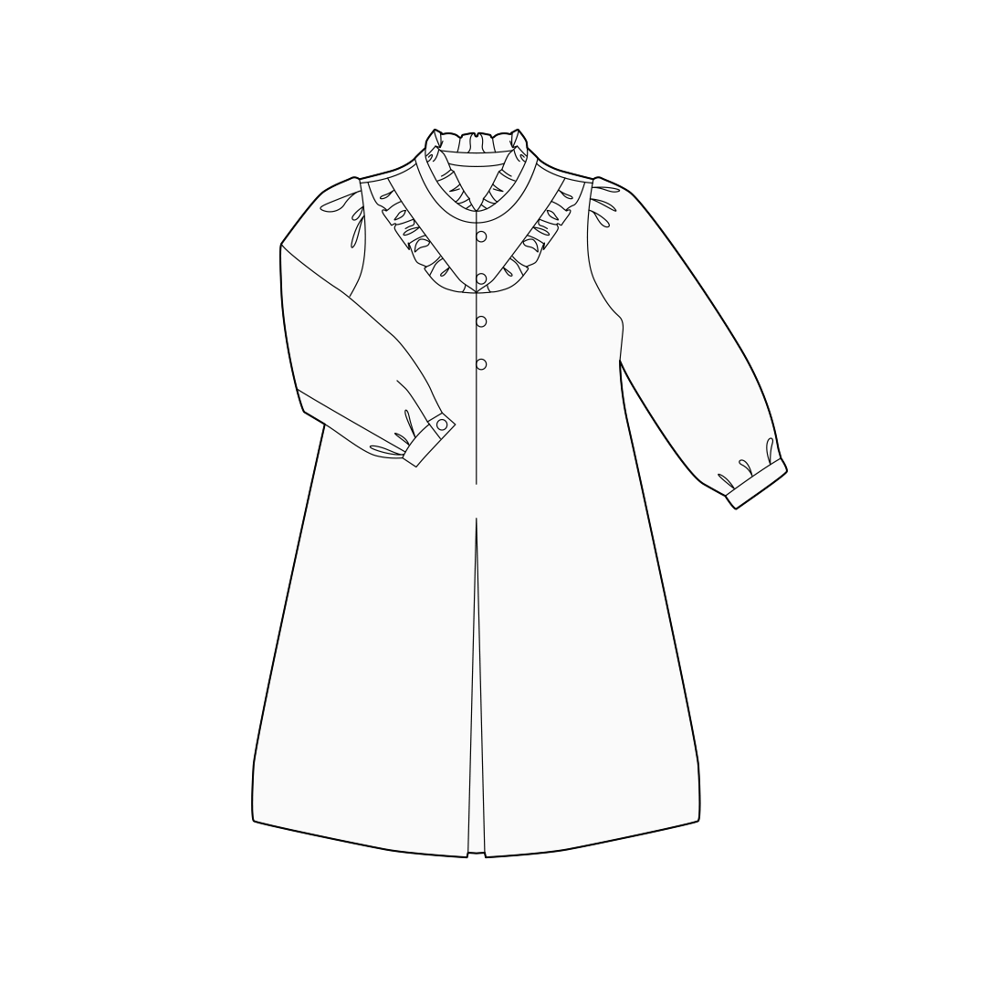 【型紙】Dress / Formal #01 / ワンピース / フォーマル