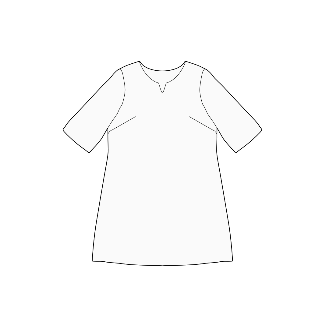【型紙】Dress / Standard #01 / ワンピース / スタンダード