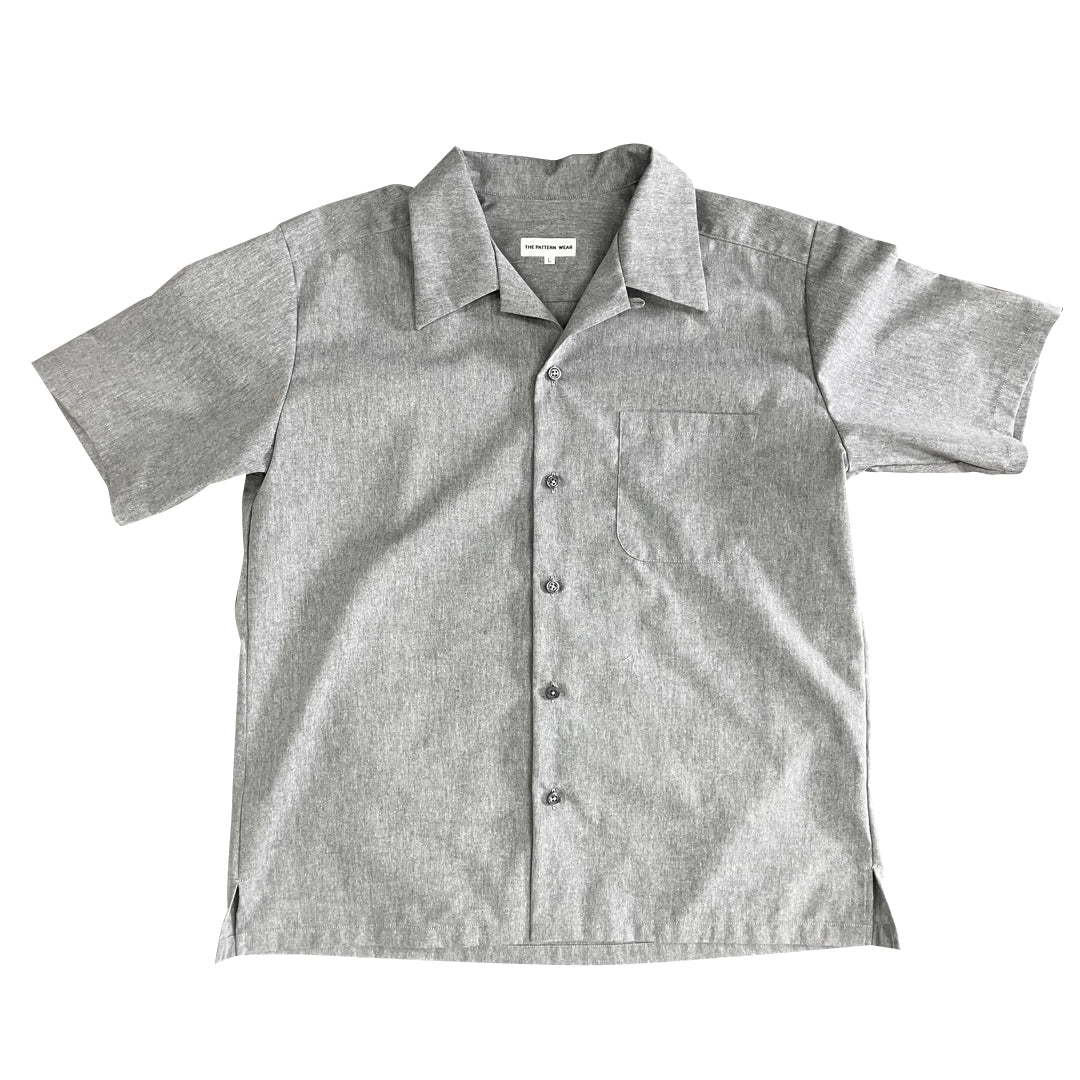 【型紙】Shirt / Mens #03 / シャツ / シャツカラー(半袖 / 裾スクエア)